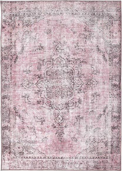 Germain Medallion Design in Pink Rug