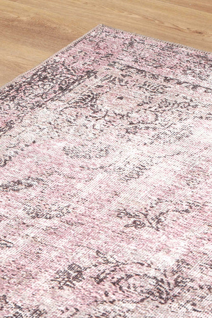 Germain Medallion Design in Pink Rug
