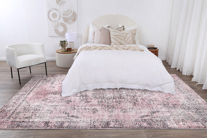 Germain Medallion Design in Pink Rug