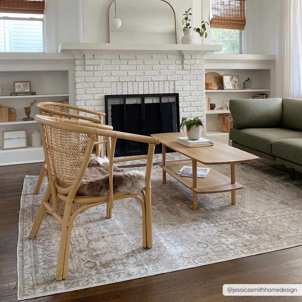 Gael Flat Pile Washable Rug