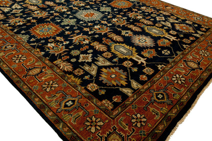 Indo-Persian (6x9) navy/rust