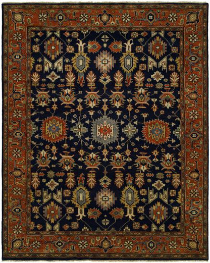 Indo-Persian (6x9) navy/rust