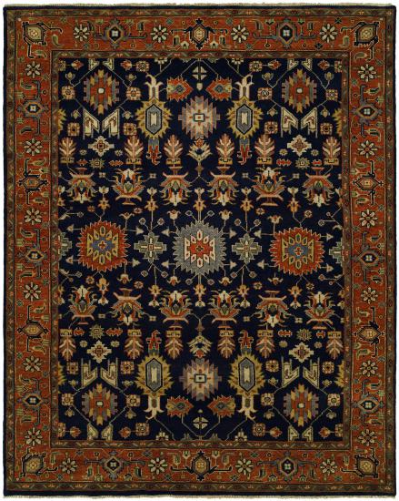 Indo-Persian (6x9) navy/rust