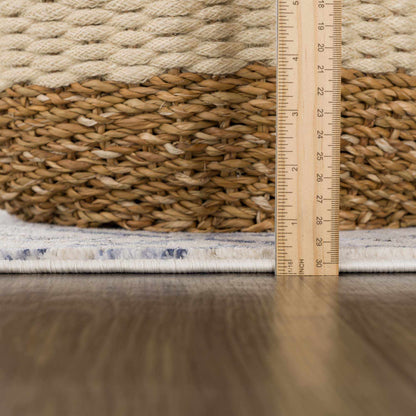 Georgiana Blue & Beige Oushak Rug