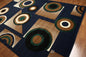 Modern Contemporary Traditional Oriental Area rug Royal Blue 8'x11'