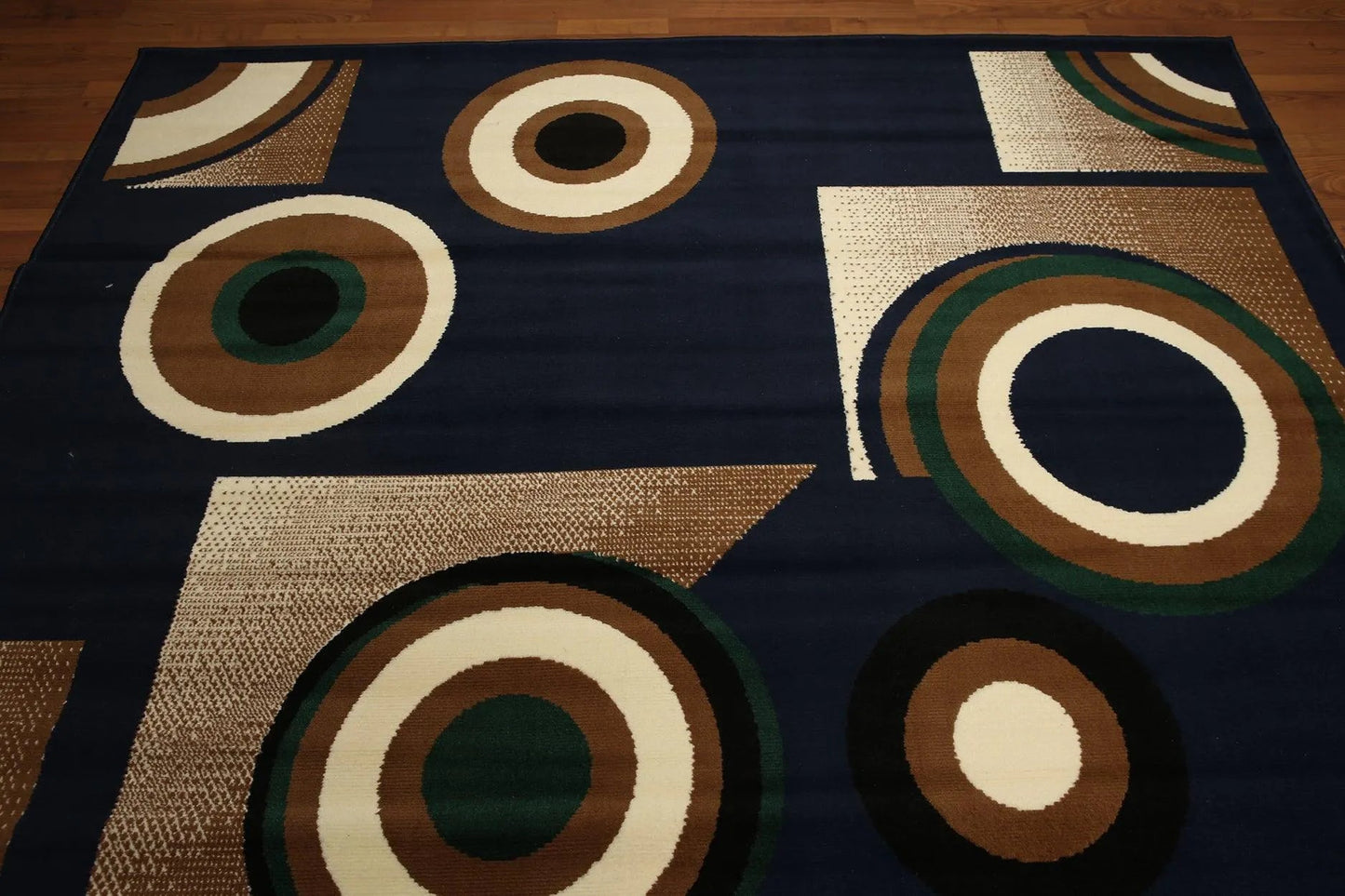 Modern Contemporary Traditional Oriental Area rug Royal Blue 8'x11'