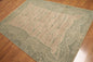 5'4"x7'8" Tan, Aqua, Multi Color Machine Made San Diego State Logo High Density Hand Carved Effect Modern Oriental Rug