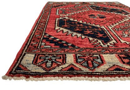 Afghan Ersari Turkomen (2'01"x3'01") red/blue