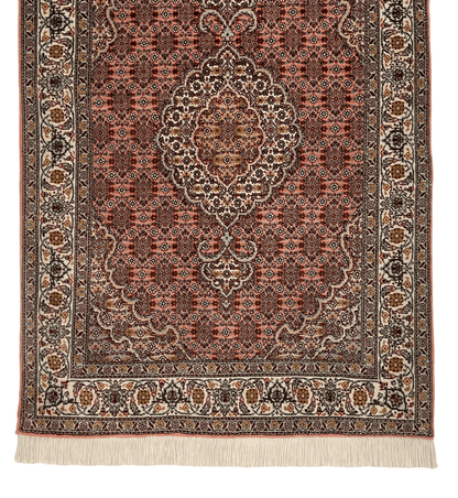 Persian Tabriz (2'09"x10'02") peach/ivory