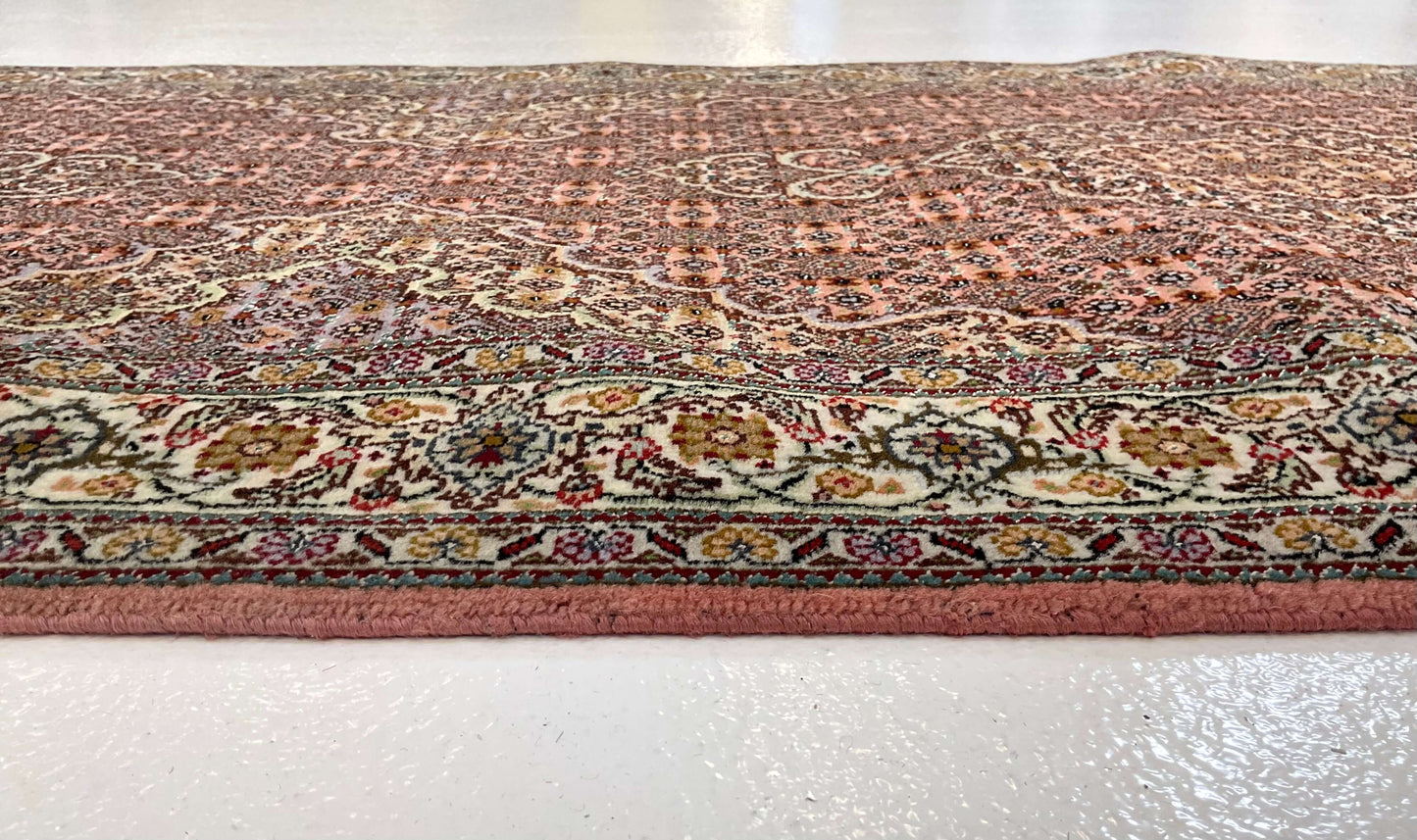 Persian Tabriz (2'09"x10'02") peach/ivory