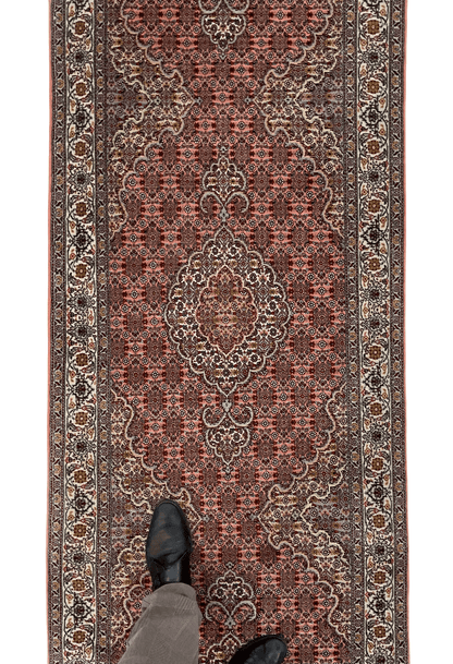 Persian Tabriz (2'09"x10'02") peach/ivory