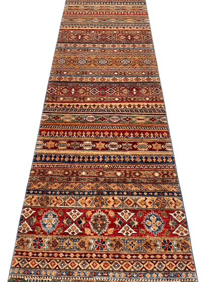Khurjeen 2'08"x14'10" multicolor