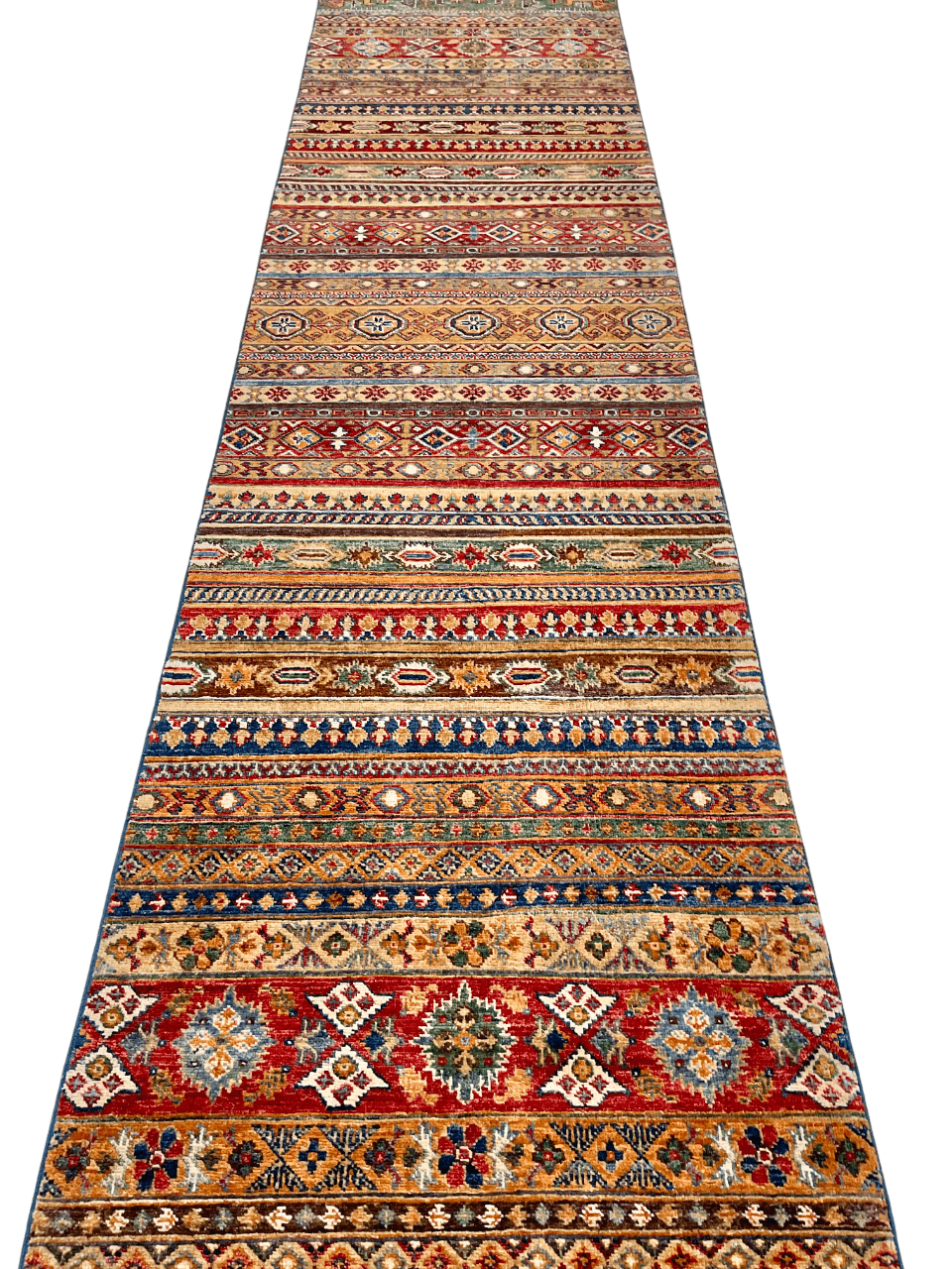 Khurjeen 2'08"x14'10" multicolor