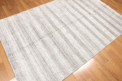 5' x 8' Handmade Traditional Oriental Bamboo silk Area rug Brown 5x8