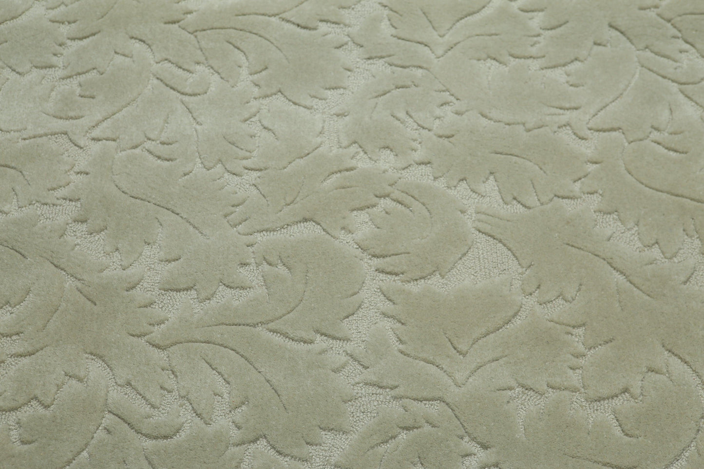 5'8" x 8'9" Machine Made High Low Modern Oriental Wool Rug Gray Tone on Tone Color