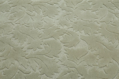 5'8" x 8'9" Machine Made High Low Modern Oriental Wool Rug Gray Tone on Tone Color
