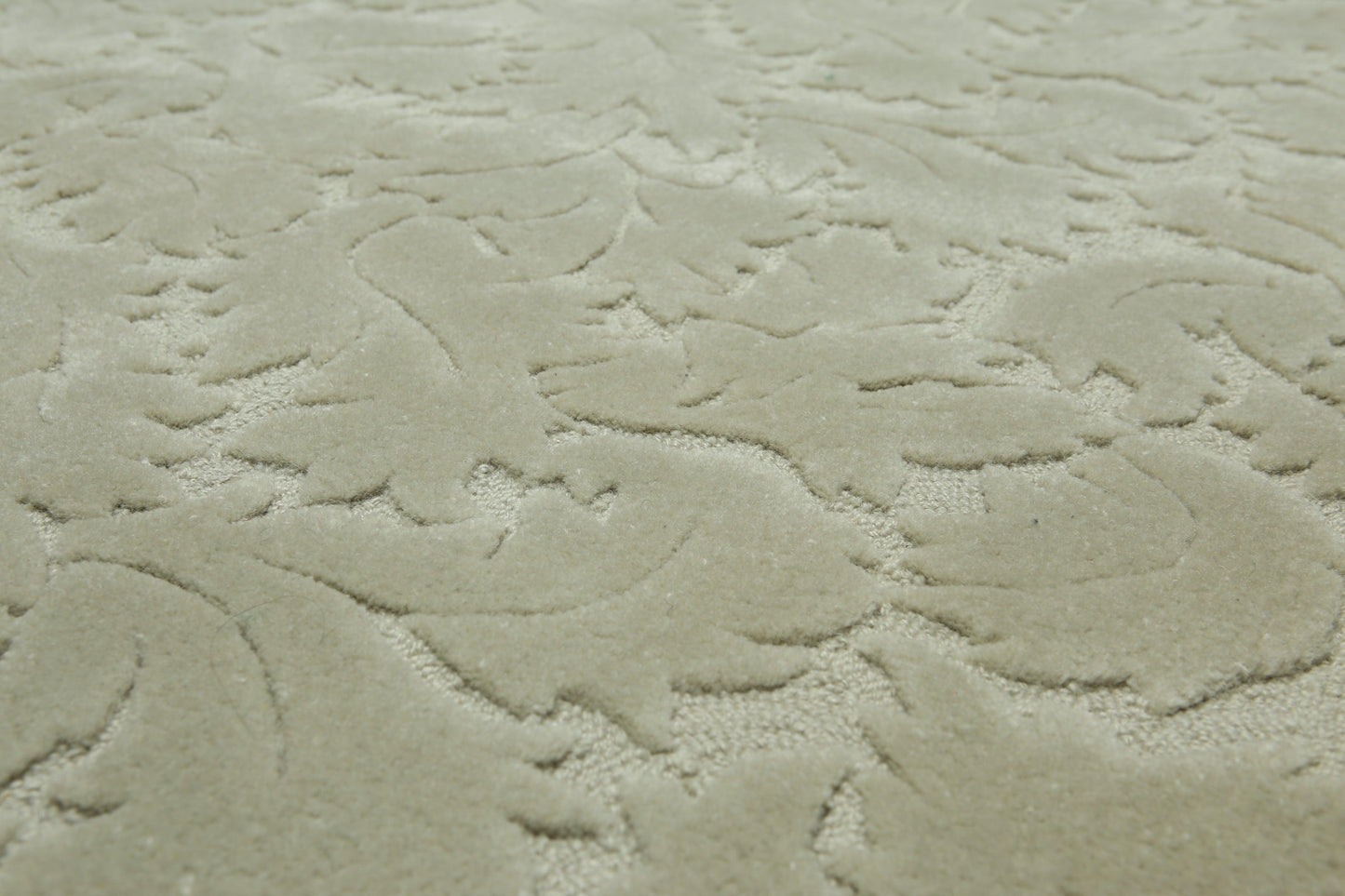 5'8" x 8'9" Machine Made High Low Modern Oriental Wool Rug Gray Tone on Tone Color