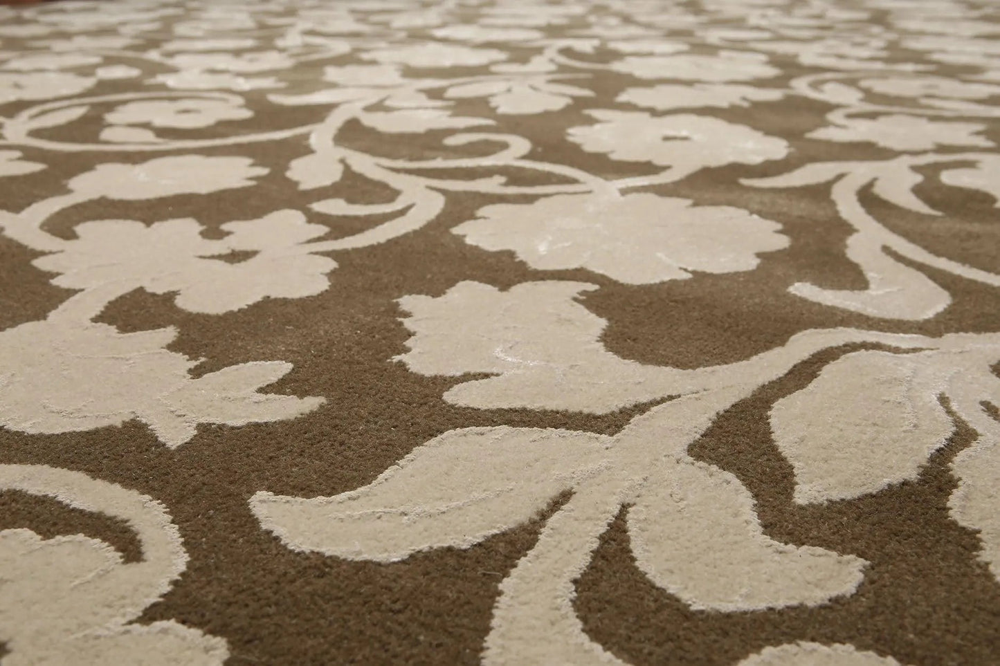 9 x 12 Handmade wool & Silk Oriental Area Rug Transitional 9x12