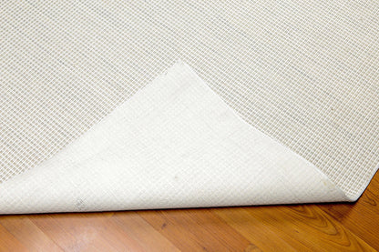 4' x 6' Handmade Textured Geometric 100% Wool Flat Pile Area Rug 4 x 6 Beige