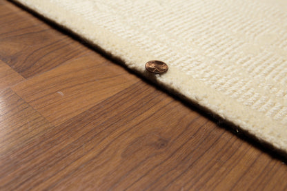 2'4" x 94' Palace Size Runner 100% New Zealand Wool Area Rug Ivory