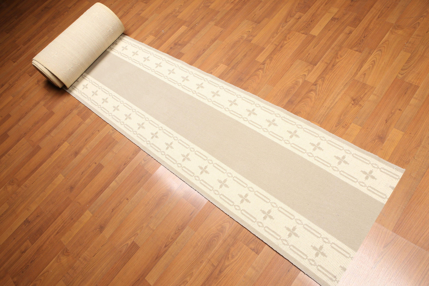 2'4" x 37' Palace Size Runner 100% New Zealand Wool Area Rug Camel