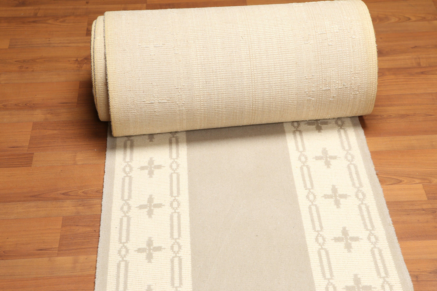 2'4" x 37' Palace Size Runner 100% New Zealand Wool Area Rug Camel