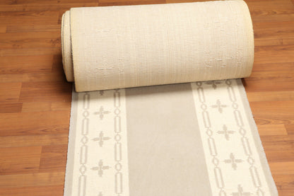 2'4" x 37' Palace Size Runner 100% New Zealand Wool Area Rug Camel