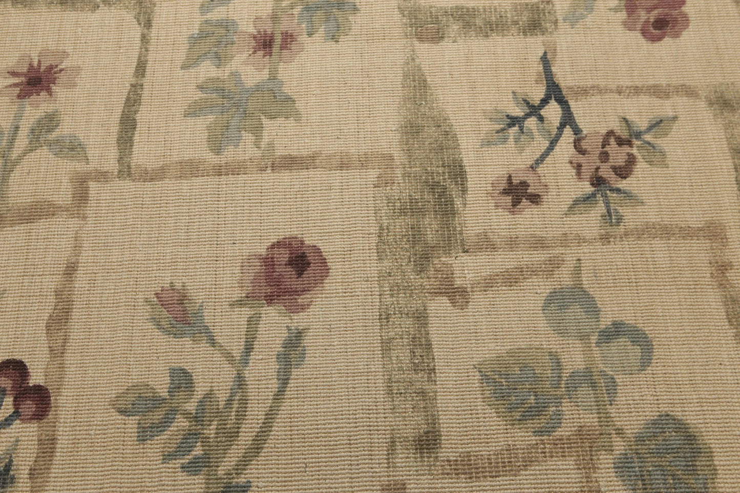 Hand Woven 100% Wool Traditional Oriental Area Rug Brown 6'x9'