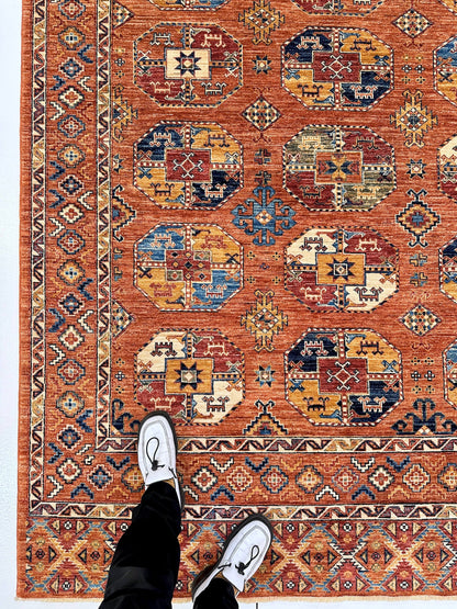 Ersari Bokhara (8'10"x12'04") rust