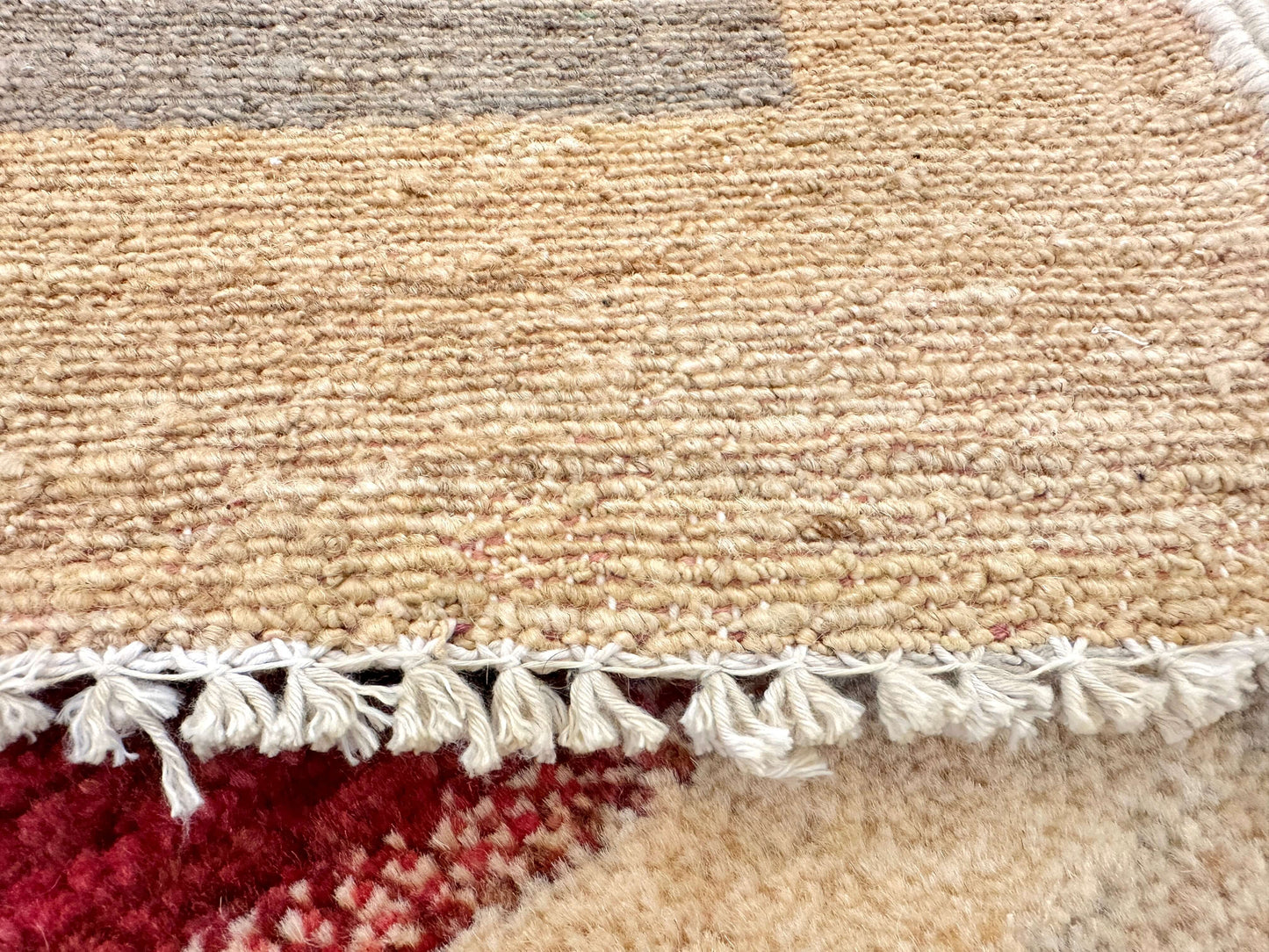 Gabbeh 2'08"x3'11" ivory/multicolor