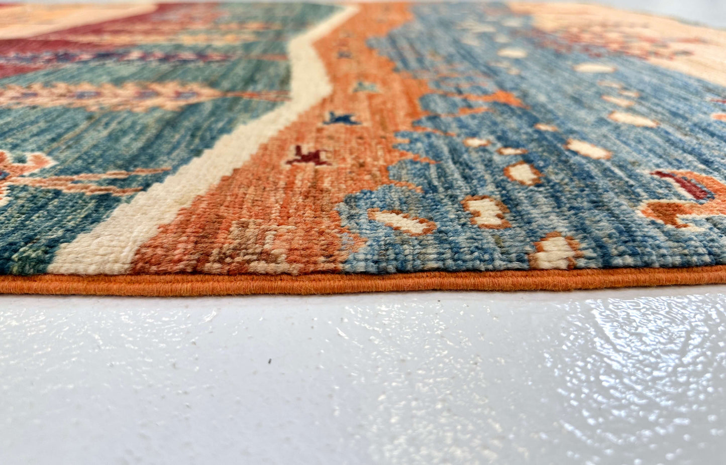 Afghan Gabbeh - Trees (3'05"x5'01") multicolor/rust