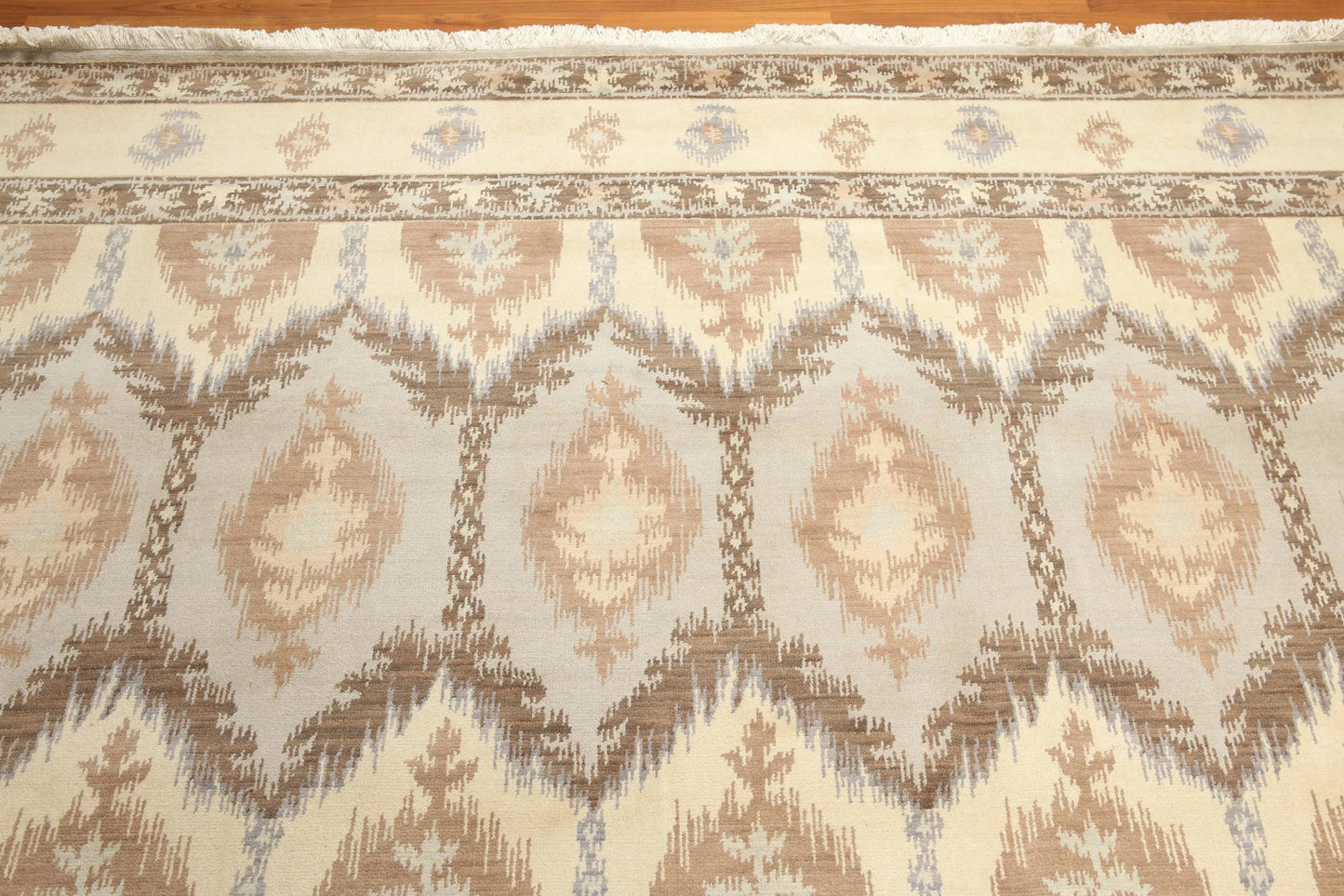 9' x 12' Hand knotted Wool Traditional Oriental Area Rug full pile 9x12 Beige
