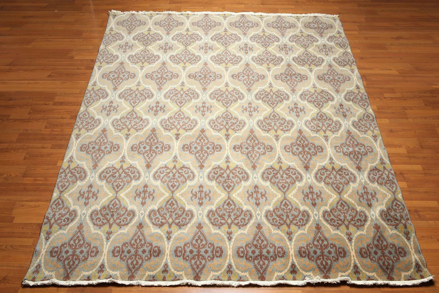 9' x 12' Hand Knotted Wool Transitional Oriental Area Rug Full Pile 9x12