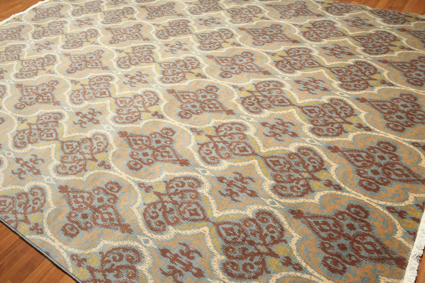 9' x 12' Hand Knotted Wool Transitional Oriental Area Rug Full Pile 9x12