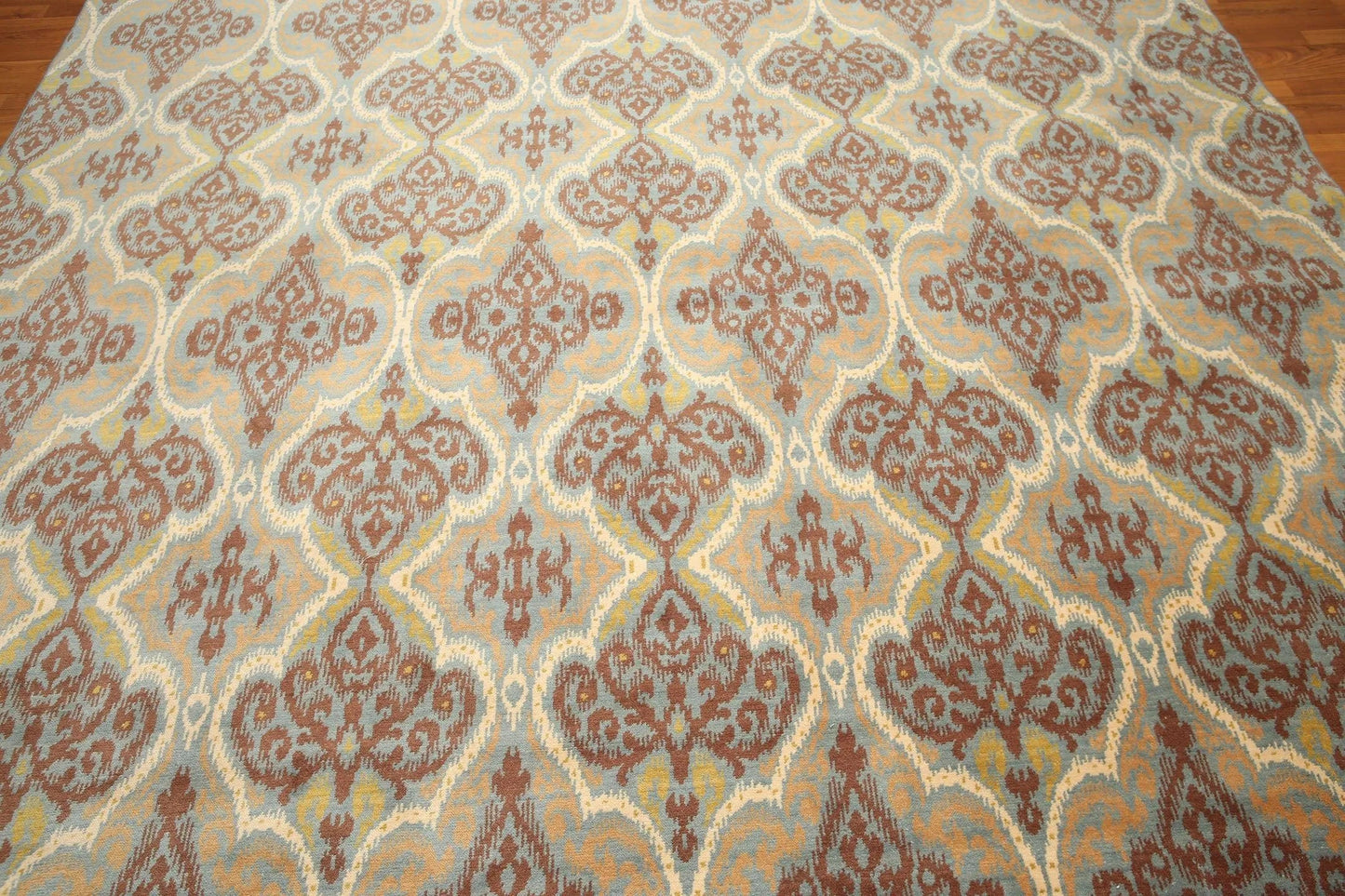 9' x 12' Hand Knotted Wool Transitional Oriental Area Rug Full Pile 9x12