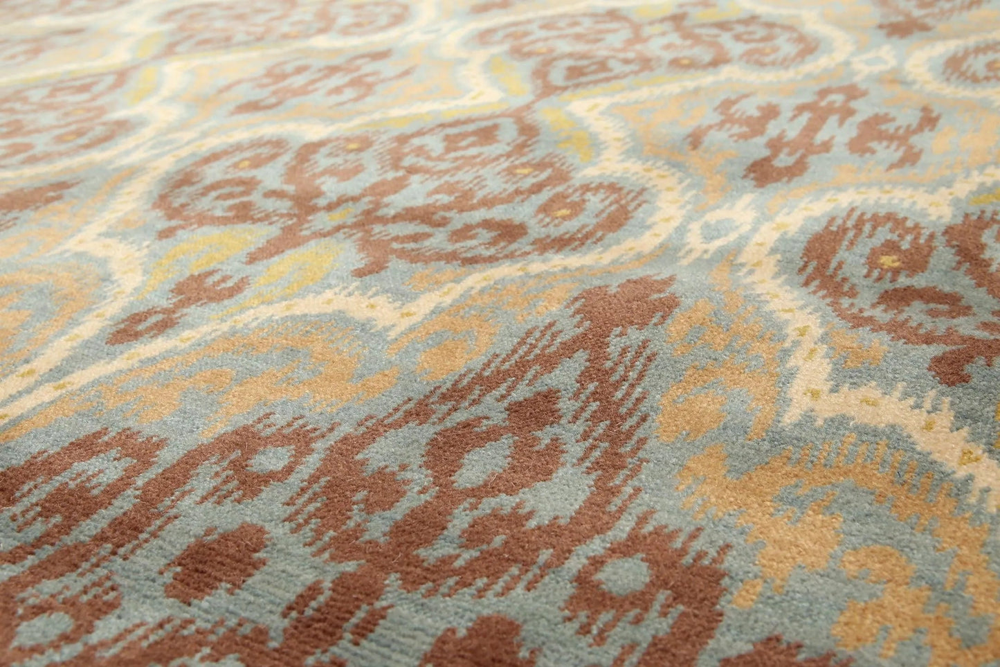 9' x 12' Hand Knotted Wool Transitional Oriental Area Rug Full Pile 9x12