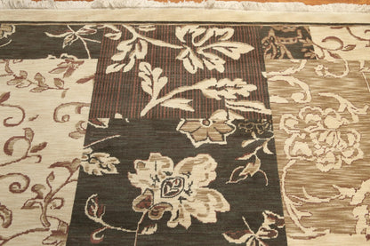 Hand Knotted 100% Wool Traditional Rustic Oriental Area Rug Beige 6' x9'