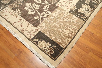 Hand Knotted 100% Wool Traditional Rustic Oriental Area Rug Beige 6' x9'