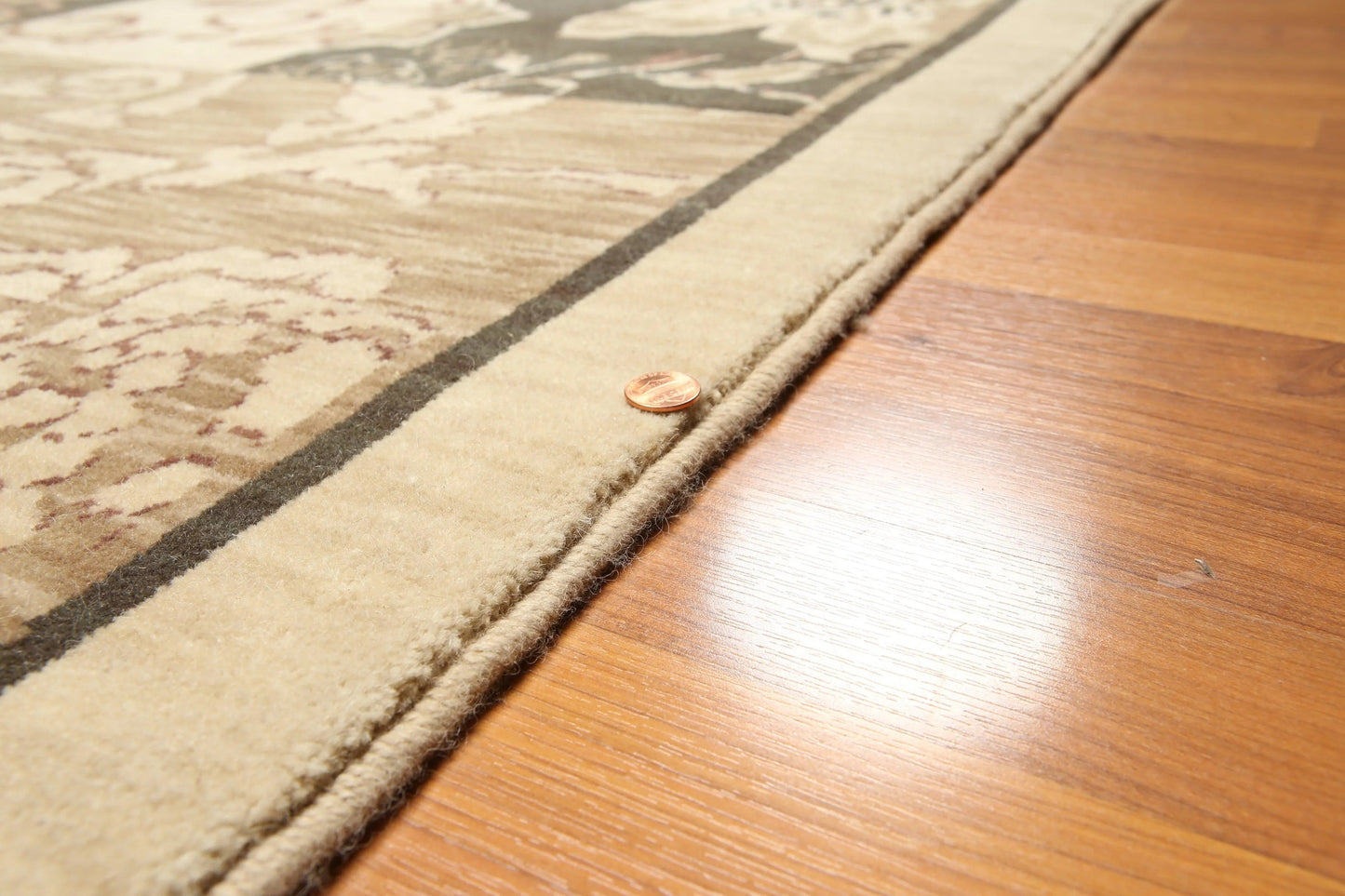 Hand Knotted 100% Wool Traditional Rustic Oriental Area Rug Beige 6' x9'