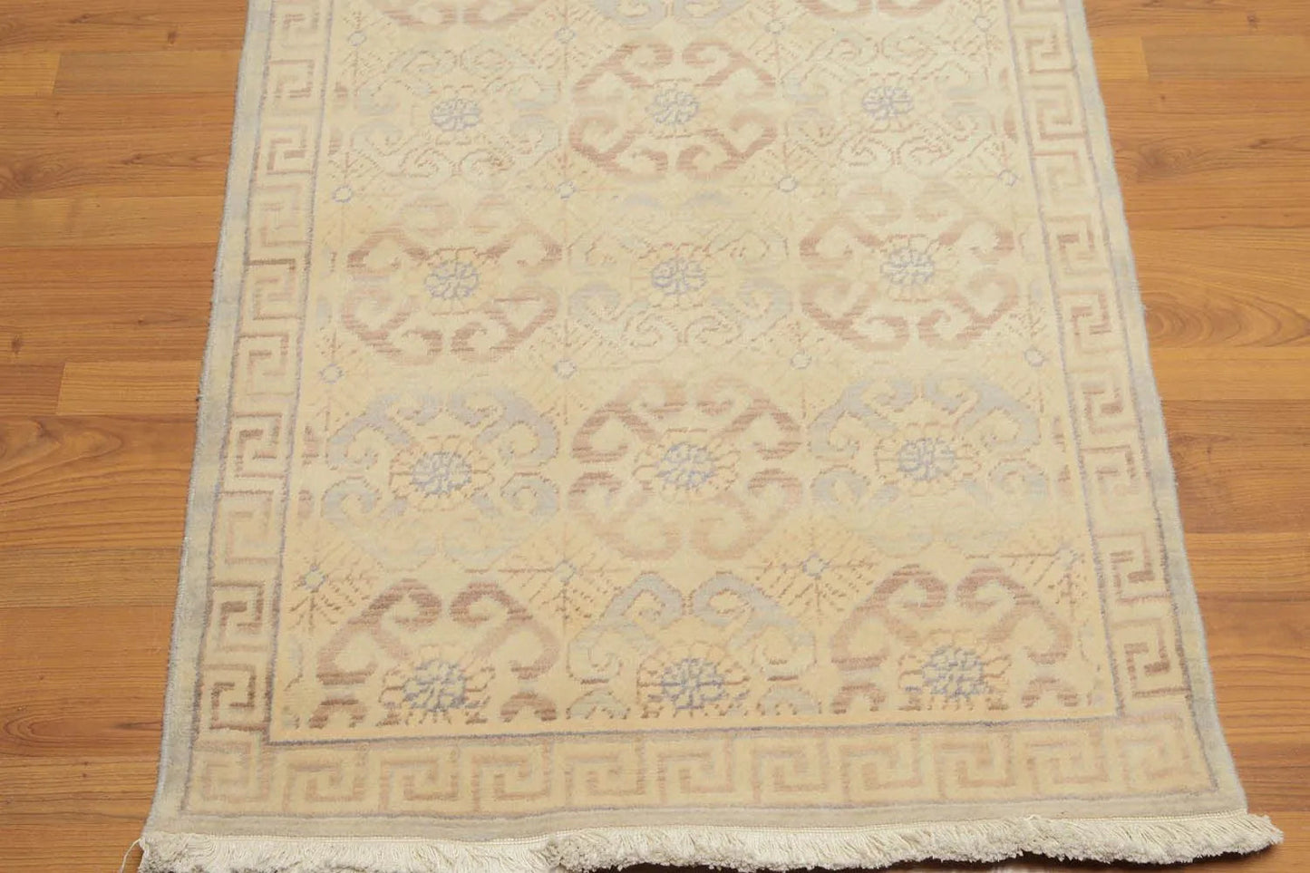 3' x 12' Hand Knotted Traditional Oriental Area Rug 100% Wool Runner Gray