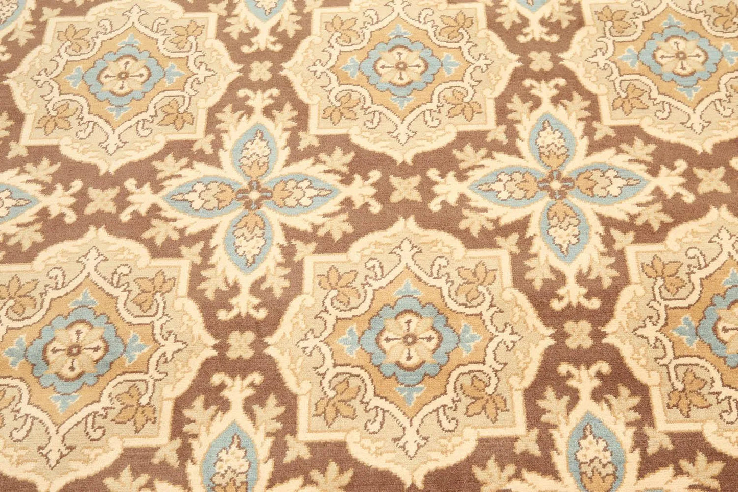 9' x 12' Traditional Oriental Area Rug 100% New Zealand wool New Beige