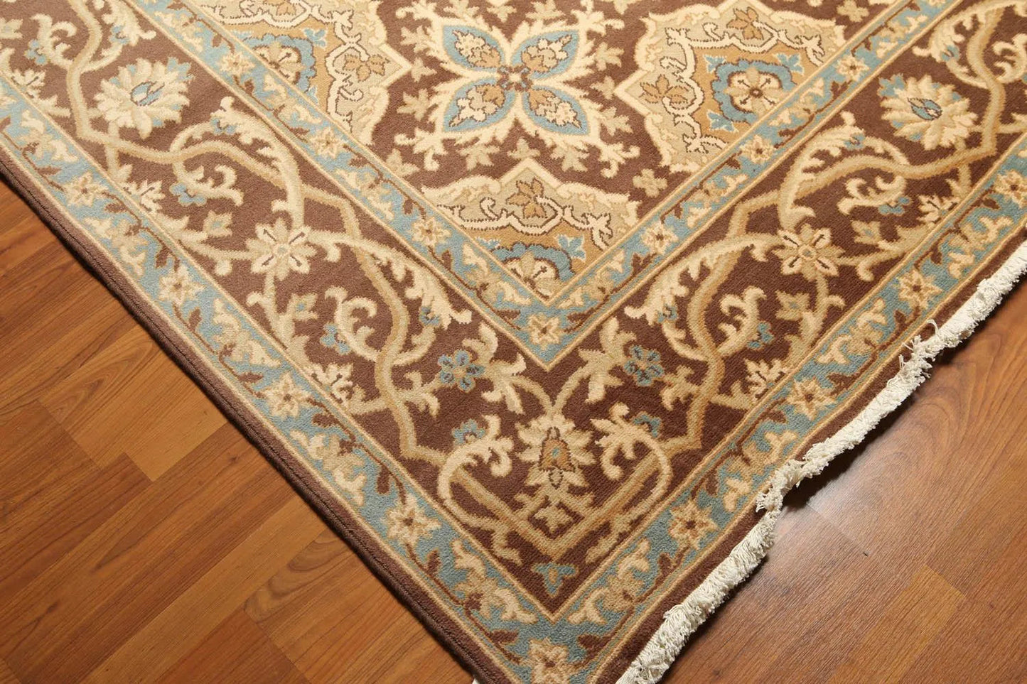 9' x 12' Traditional Oriental Area Rug 100% New Zealand wool New Beige
