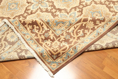 9' x 12' Traditional Oriental Area Rug 100% New Zealand wool New Beige
