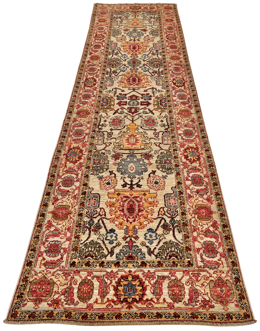 Afghan Serapi (3'00"x10'07") runner