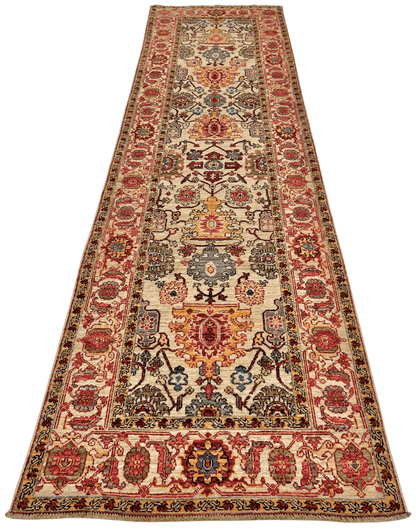 Afghan Serapi (3'00"x10'07") runner