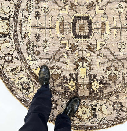 Afghan Heriz (6'00" Round)