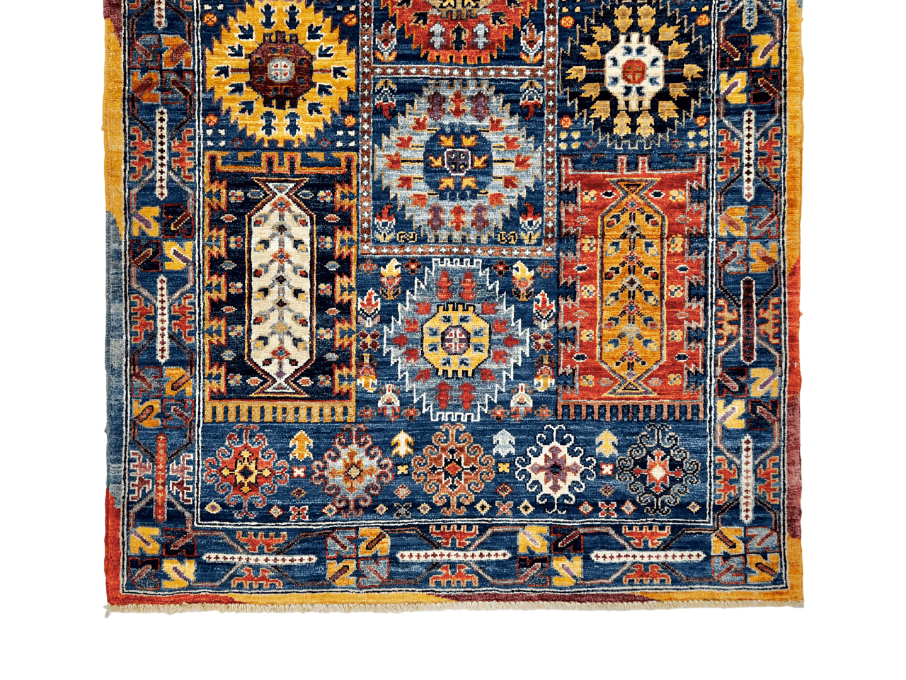 Afghan Wazir (3'04"x5'03") blue/multicolor
