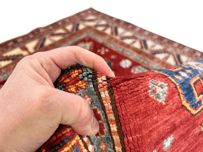 Super Kazak 4'00"x5'11" red/ivo