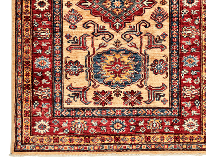 Super Kazak red/ivory 3'04"x4'08"