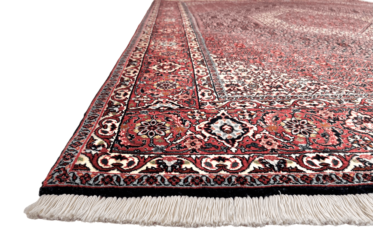 Persian Bijar (6'07"x9'05") red/indigo